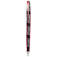 TAMA Lanyard - Rot/Schwarz mit weißem Logo (TAMA-LANYARD) TAMA Lanyard - Rot/Schwarz mit weißem Logo (TAMA-LANYARD)
