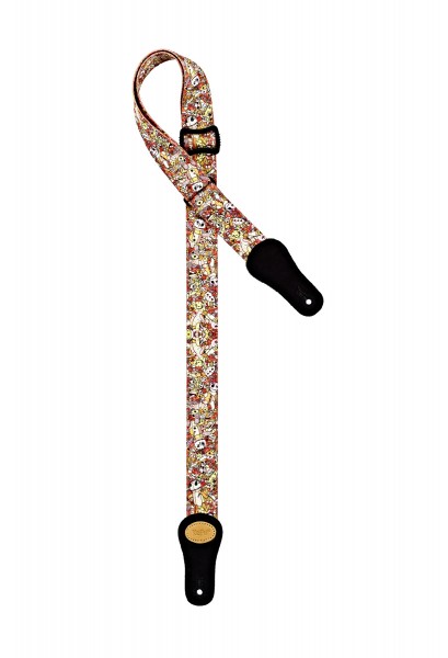 KEIKI Designer Series Nylon Ukulele Strap - "Vodoo Puppet" (KNS-VP-U)