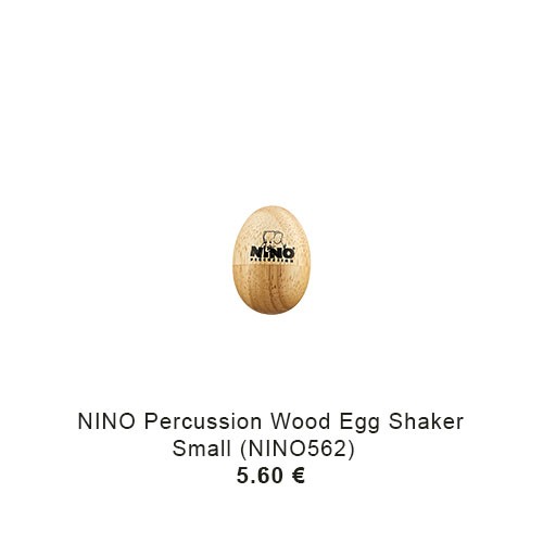 NINO Percussion Egg Shaker Wood - Small (NINO562) 