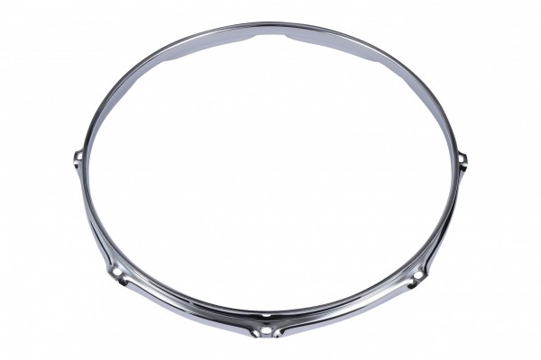 TAMA 2.3mm Steel Mighty Hoop 14" 8-Loch - Chrom Batter Side (MFM14-8)