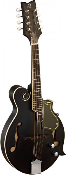 ORTEGA F-Style Serie Mandoline 8 String - Spruce / Maple Black + Bag (1B-RMFE40SBK)