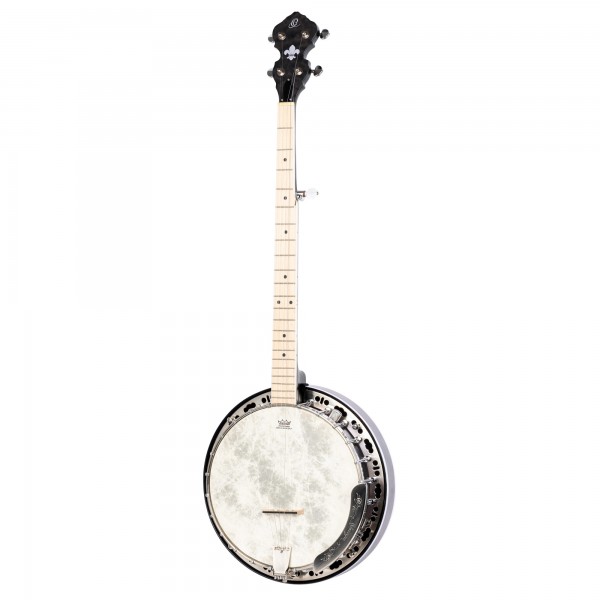 ORTEGA Raven Series Banjo 5 String Lefty - Transparent Charcoal + Gigbag (OBJE400TCO-L)