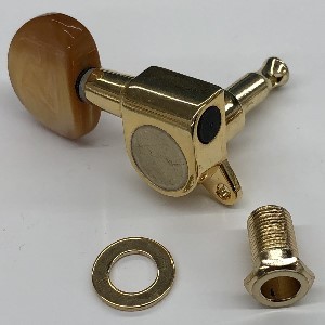 IBANEZ Einzelmechanik rechts Die Cast - Golden Brown Peak Button (2MG0038R-GDR)
