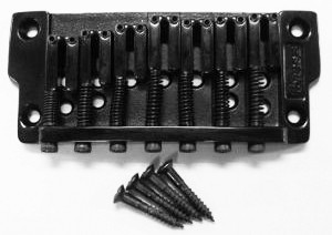 IBANEZ feste Brücke Gibraltar Standard - schwarz, für 7-Saiter. (2GB2JAA028)