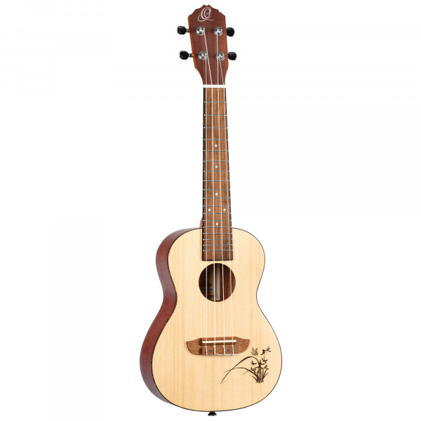 ORTEGA Bonfire Serie Konzert Ukulele 4 String - Fichte/Sapele Natur (RU5)