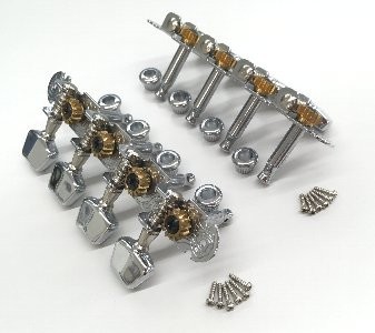 IBANEZ Mandoline Machinehead set - chrome (5AMH55N)
