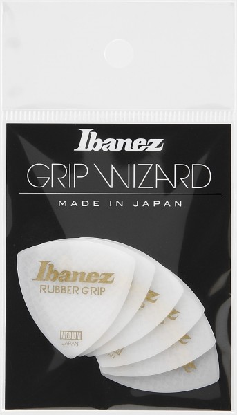 IBANEZ Grip Wizard Series Rubber Grip 6 pcs. - white (PPA4MRG-WH)