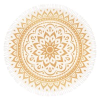 Meinl Sonic Energy Meditation Rug - Vintage Gold / Floral Design (MMR1VG)