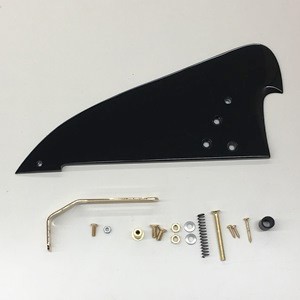 IBANEZ acrylic pickguard - black matte for AFC 2PU (4PGX001R-BKF)