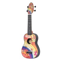 KEIKI K2 Series Soprano Ukulele Lefty Set - Agathis / Peace '68" (K2-68-L)