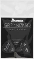 IBANEZ Grip Wizard Series Rubber Grip Flat Pick - 6 pcs (PPA16HRG-BK) IBANEZ Grip Wizard Series Rubber Grip Flat Pick - 6 pcs (PPA16HRG-BK)