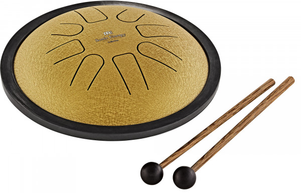 MEINL Sonic Energy Small Steel Tongue Drum C Moll, 8 Töne - gold / 7"/18 cm (SSTD3G)