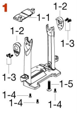 TAMA Rahmen für Lefty Dyna-Sync Twin Pedal (HPDS11T)