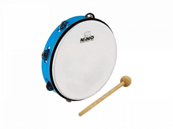 NINO Percussion Molded ABS Tambourine - 10" (NINO24SB)