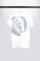 TAMA T-Shirt in weiß mit Circle Tee Print (TT11CIRWH)