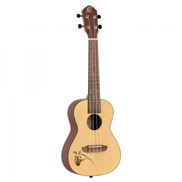 ORTEGA Bonfire Series Konzert Ukulele 4 String lefty - Fichtendecke / Sapele Body (RU5L)