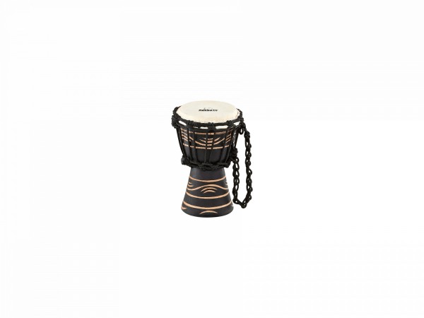 NINO Percussion Moon Rhythm Series Original African Style Rope Tuned Wood Djembe - 4 1/2" (NINO-ADJ4-XXS)