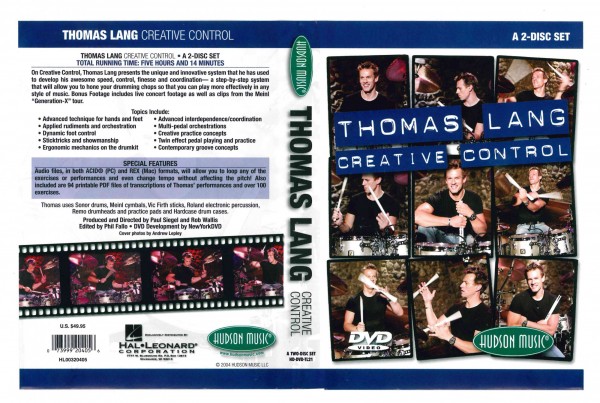 Thomas Lang "Creative Control" DVD Set (DVD2)