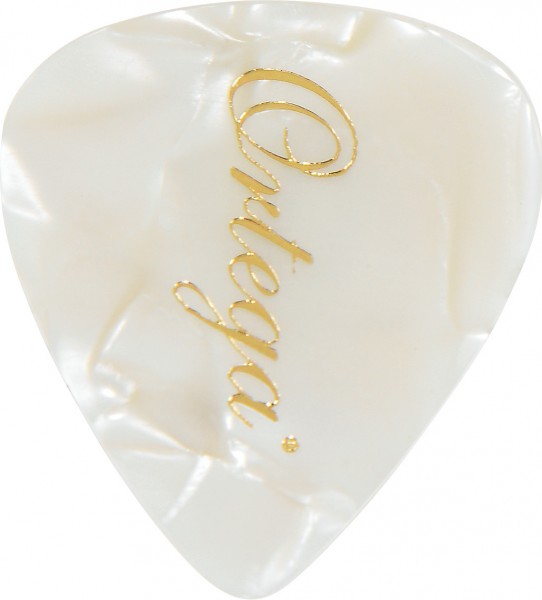 ORTEGA Plektren White Pearl Heavy 10 Stück - weiß (OGP-WP-H10)