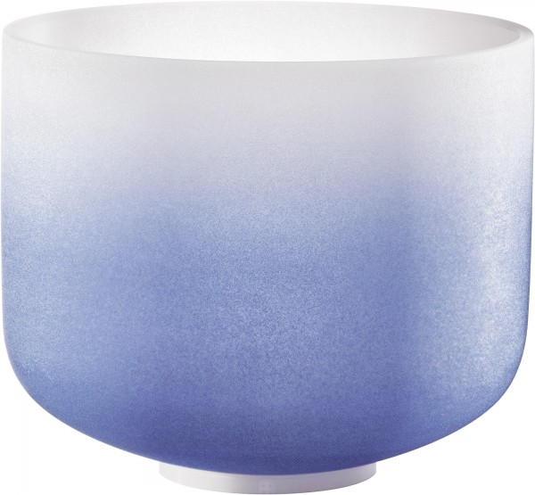 Meinl Sonic Energy 9" color-frosted Crystal Singing Bowl A4, Dunkelblau, 440 Hz, Stirnchakra (CSBC9A)