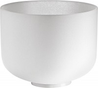 MEINL Sonic Energy Crystal Singing Bowl, white-frosted, 10" / 25 cm, Ton D4, Sakralchakra (CSB10D)