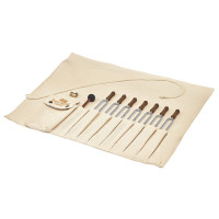 Meinl Sonic Energy Planetary Tuned Tuning Fork Chakra Set,7-teilig, inkl. Rollup Bag & Tuning Fork Vibration Foot (TF-SET-CHA-R)