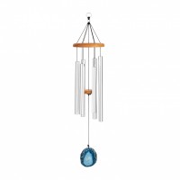 MEINL Sonic Energy Blue Agate Meditation Chime, 29" / 73 cm, 432 Hz, Silber (BAMC29S)