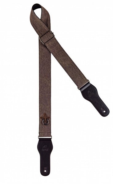 ORTEGA Highland Series Guitar Cotton Strap - Faded Brown (OCS-130)