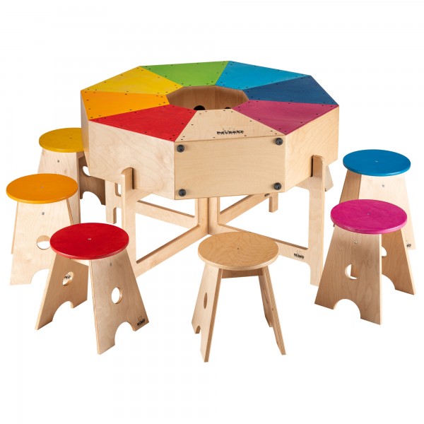 NINO Percussion Classroom Cajon Group Rhythm Set (NINOSET954)