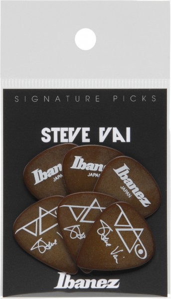 IBANEZ Picks Signature Series - Steve Vai - 6 pcs. brown 1,0mm Heavy (B1000SV-BR)