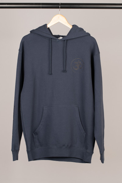 Meinl Sonic Energy Hoodie Slate Blue with dark blue front, back & sleeve print (SE-HO-SBL)