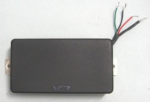 IBANEZ V7 Neck Pickup 4 leads type - schwarz für RG/RGR/Signature Modelle (3PU1V7B4C)