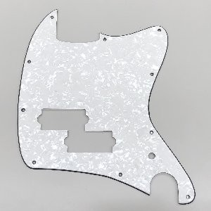 IBANEZ Pickguard for TMB100P-MGR Talman Bass - white pearloid / black / white 3 ply (4PGBTMB1-WP3)