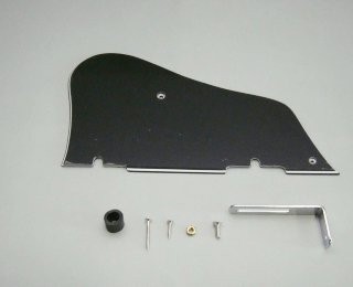 IBANEZ abs pickguard - black for lefthand guitar AF75L-BS (4PG12A0012)