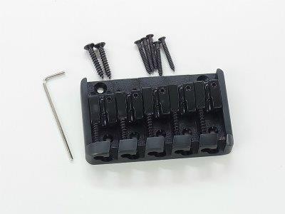 Bass Bridge Set B305 for 5-string in matt black (2BB4ACA027)