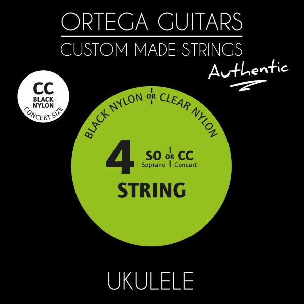 ORTEGA Custom Made Strings Authentic String Set - Ukulele 4 String (UKABK-CC)