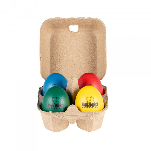 NINO Percussion Egg Shaker Box - 4 pcs. - Original Sound (NINOSET20)
