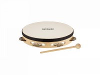 NINO Percussion Headed Wood Tambourine - 8" (NINO47)