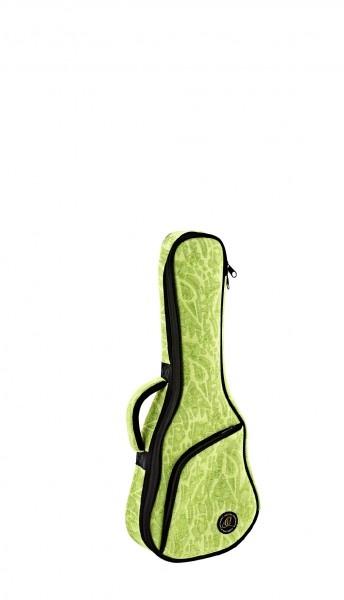 ORTEGA Jean Color Konzert-Ukulele-Bag - Green (OUB-CC-GRJ)