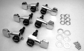 IBANEZ big-button machine head set L*3 R*3 - for ART520 (2MH3MA0004)