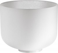 MEINL Sonic Energy Crystal Singing Bowl, white-frosted, 10" / 25 cm, Ton G4, Halschakra (CSB10G)