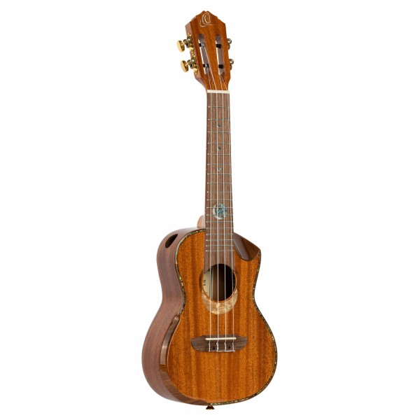 ORTEGA Custom Built Series Concert Ukulele 4 String - Solid Mahogany Natural + Bag (ECLIPSE-CC4)