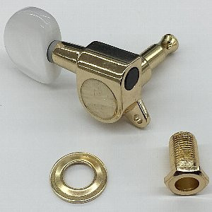 IBANEZ Machinehead Right Die-Cast for AS93C - Gold/White Acryl (2MG0024R-GDP)