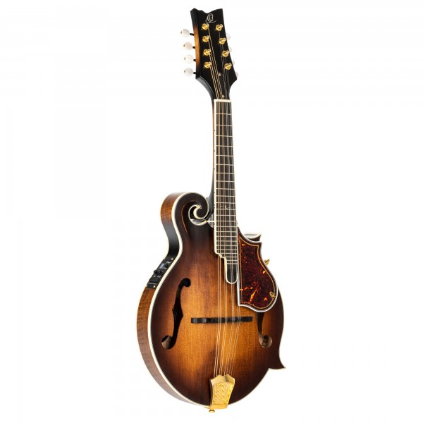 ORTEGA Mandoline F-Style Series inclusive Gigbag and Preamp - AVO - Antique Violin Oil (RMFE100AVO)