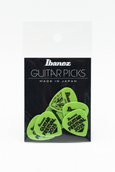 IBANEZ Guitar Festival 2025 Pick, Heavy, Green 6 Pcs/Set (IGF25PICKSHGR)