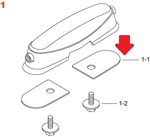 TAMA rubber Plate MSL35 (MSL35-4)