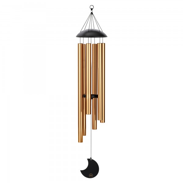 MEINL Sonic Energy Moon Meditation Chime, 44" / 110 cm, 432 Hz, Runder Bogendeckel, Bronze (MMC44B)