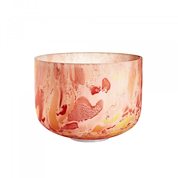 Meinl Sonic Energy 10" Marble Crystal Singing Bowl D4, Orange, 432 Hz, Sacral Chakra (MCSB10D)