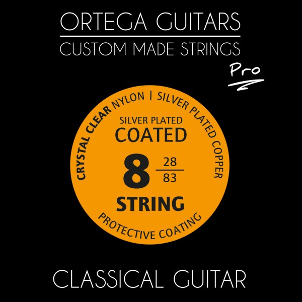 ORTEGA Custom Made Strings Pro - Konzertgitarre 8 String (NYP8)