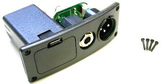 IBANEZ battery holder + output jack combo unit with xlr - for G5TCE/TCY17NE (5AJB04F)